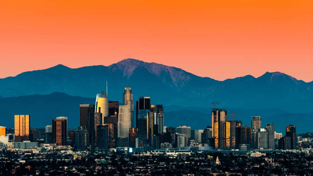 Los Angeles skyline reiki healers